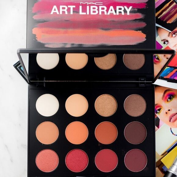MAC Flame Boyant Eyeshadow Palette Art Library (From Bold To Neutral) - Picture 1 of 16
